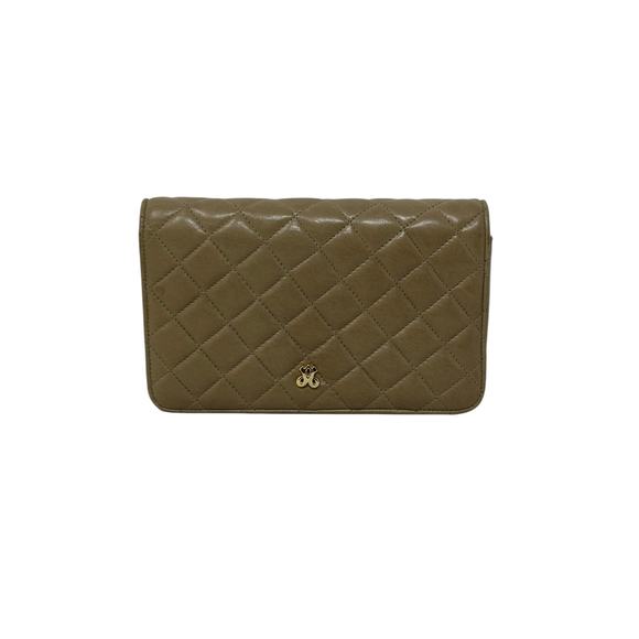 Jay Herbert Tan Leather Quilted Small Purse - Picture 14 of 14